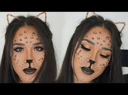 simple leopard makeup tutorial
