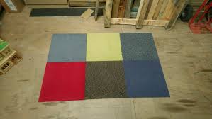 12 x carpet tiles various soft cut pile