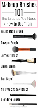 beginner makeup brush guide the