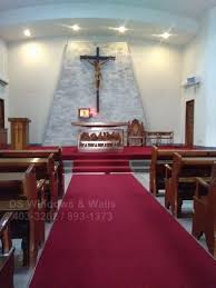 red carpet roll for church altar and