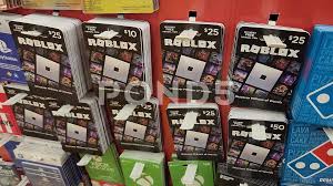 roblox gift card retailer stock video