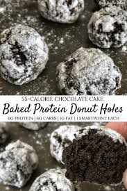 Looking to satisfy your chocolate craving, but you don't want to kill your calorie count? High Protein Chocolate Cake Baked Donut Holes