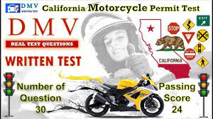 california dmv motorcycle permit test
