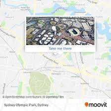 to sydney olympic park by train or bus