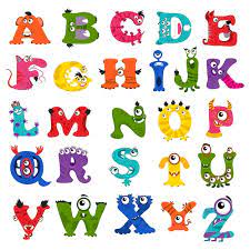 letters alphabet clipart vectors