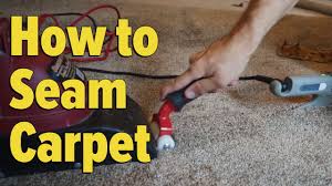 how to properly seam new carpet you
