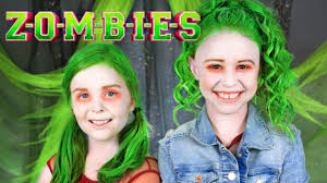 disney zombies eliza and zoey makeup