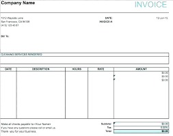 Cash Receipt Template Excel Sample Invoice For Services