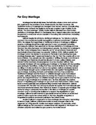 Persuasive Essay Gay Marriage by mickyway on DeviantArt
