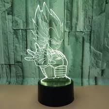 Create your own dragon ball character — and win a 3d figure of it (apr 27, 2017) Vegeta Lampe 3d Lamp Dragon Ball 3d Lamp