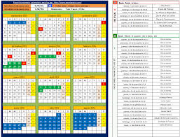 Plantilla Calendario Escolar De Cualquier Año 1 Excel Gratis