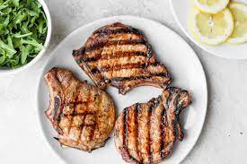 cook thin pork chops on the grill