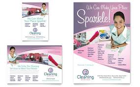 House Cleaning And Maid Services Flyer And Ad Design Template By