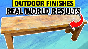 outdoor finishes real world results