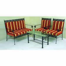 simple wrought iron sofa set at best