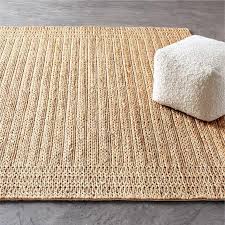 braided natural jute area rug