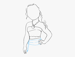 Moana is a teenager on a quest to save her people along with maui the d. How To Draw Moana Line Art Free Transparent Clipart Clipartkey
