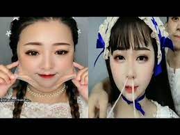 crazy asian makeup transformation asian