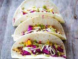 grilled rockfish tacos with grilled