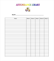 Sunday School Attendance Sheet Template Xtech Me
