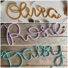 Buy Knitted Wire Words Names Quotes For