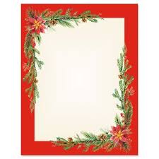 Christmas Letter Stationery Paper Colorful Images