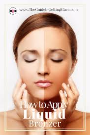 how to liquid bronzer makeup tips