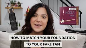 your makeup with your self tan