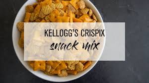 kellogg s crispix snack mix you