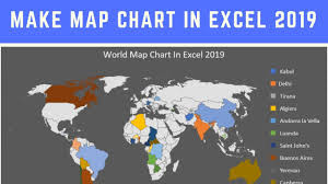 Make Map Chart In Excel 2019