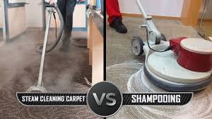 steam cleaning carpet vs shooing