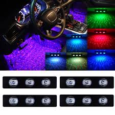 AutoBizarre Car Interior Ambient Star Lights, Multicolor with Music Co