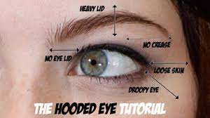hooded eye trick for loose skin on the