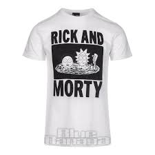 rick morty graphic t shirt black