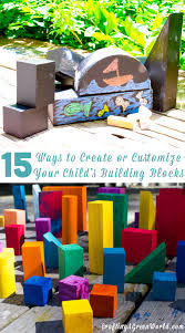 From building a ship to creating a hockey arena to setting up the most amazing natural playscape ever, these building blocks are by far one of the best toys. Diy Building Block Sets To Build Or Embellish