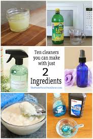 diy cleaners with just 2 ings