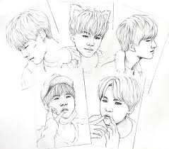 Interestingly, many bts coloring pages have them to entertain fans. Bts Coloring Pages Coloring Home