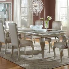Michael amini + jane seymour a design collaboration Hollywood Loft Dining Table Frost Aico Furniture Furniture Cart