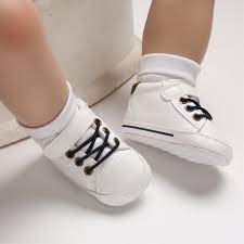 Giày Bé Trai Trẻ Mới Biết Đi Đi Bộ Đầu Tiên Đế Mềm Cho Trẻ Sơ Sinh Giày Cũi  Trẻ Sơ Sinh Chống Trượt Giày Thể Thao PU Prewalker 0-18M - Giày