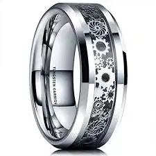 ATOP Women's or Men's Tungsten Carbide Wedding Band Watches Gear