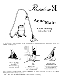 rainbow aquamate user manual pdf