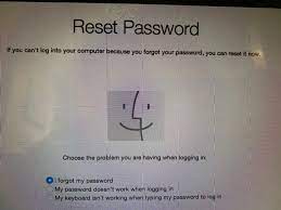 Apple may provide or recommend responses as a possible solution based on the information provided; Reset Password Screen On Macbook Pro At S Apple Community