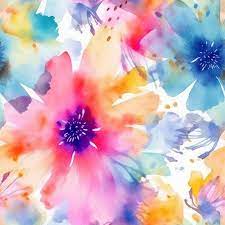 Watercolor Flowers Wallpaper