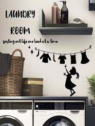 Laundry Room Decoration Wall Decal Shein