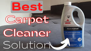 best carpet cleaner solution you
