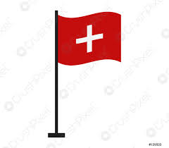 Die gesamtlänge von schweiz landesgrenzen beträgt 1 151 meilen / 1 852 kilometer. Schweizer Flagge Stock Vektorgrafi Crushpixel