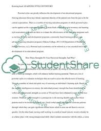 Learning Style Inventory Essay Example Topics And Well Written