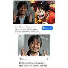 One Piece Indonesia - OPI - Siapa yang masih mengira bapak ini adalah Oda?  Itu salah besar. Besar banget salahnya. Dia adalah Eiji Aonuma, produser  dari serial game RPG legendaris, Legend of