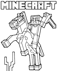 minecraft coloring pages pictures