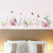 Colourful Erfly Flower Wall